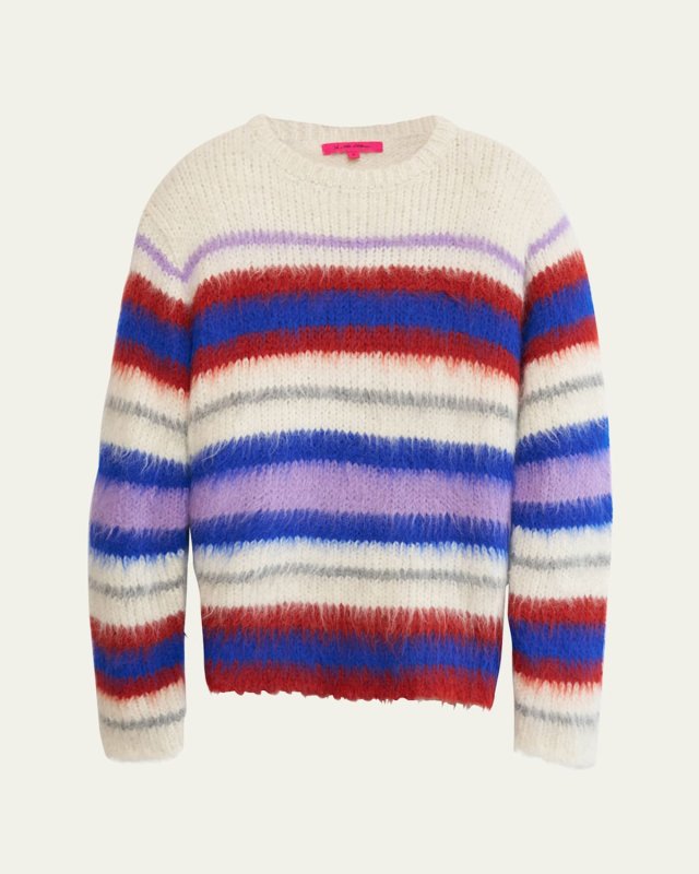 Thistle Vineyard Stripe Alpaca Sweat